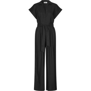 Jumpsuit - Effen - V-hals - Lang - Normale Pasvorm - Zacht Aan