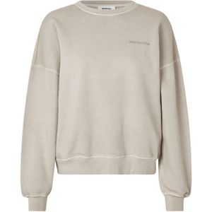Sweatshirt - Niarnmd - Effen - Sweatstof - Lange Mouw