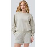 Sweatshirt - Niarnmd - Effen - Sweatstof - Lange Mouw
