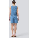 Modström - Denim Top - Lichtblauw - Damesmodel - Zonder Mouwen - 100% Katoen