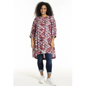STUDIO - SLonetta Dress - Zomerjurk - Rood - Middellange Mouwen