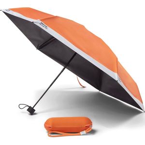 Copenhagen Design Pantone Umbrella Travel opvouwbaar in doos met sleutelhangerriem, oranje