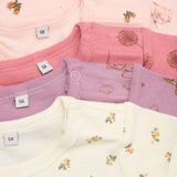 Pippi - Ao-geprint - Bodystocking - 4-pack - 100% Katoen