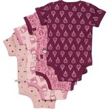 Pippi Baby - Romper k/æ - 4-pack - Deep Lichen Green