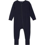 Minymo - Babynachtkleding - Blauw - Bamboe - Lange Mouwen