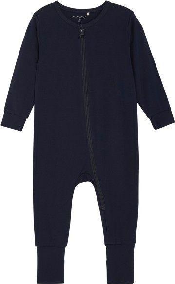 Minymo - Babynachtkleding - Blauw - Bamboe - Lange Mouwen