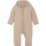 Huttelihut - Babys Pram Suit - Beige - Fleece Overall