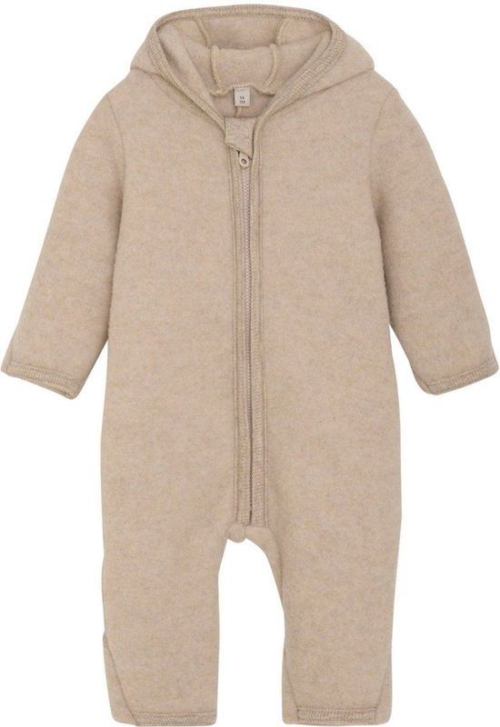 Huttelihut - Babys Pram Suit - Beige - Fleece Overall