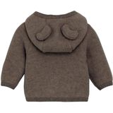 Huttelihut - Cardigan - Brown Melange - Wolfleece