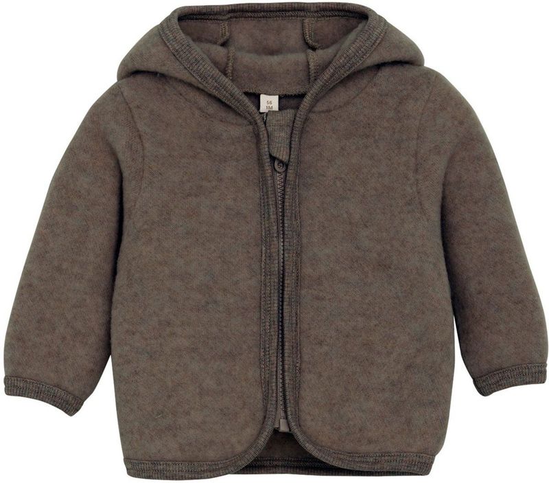 Huttelihut - Cardigan - Brown Melange - Wolfleece