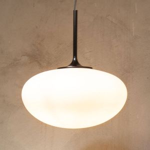 GUBI Stemlite hanglamp, zwart-chroom