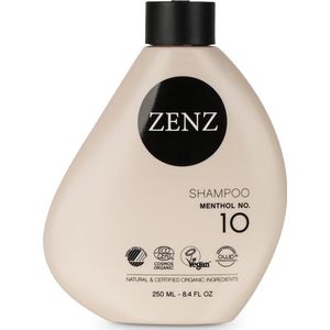 ZENZ - Menthol No. 10 - Shampoo - 250 ml - Voor Vet Haar