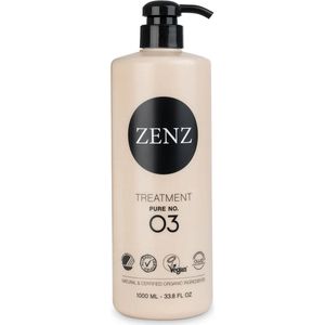 ZENZ Organic Pure No. 03 - Haarmasker - 1000 ml - Verzorging voor het Haar