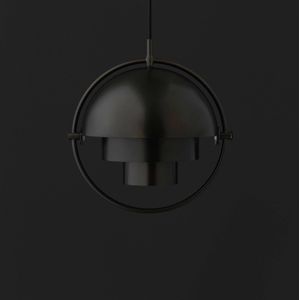 Gubi hanglamp Lite, Ø 36 cm, zwart/zwart