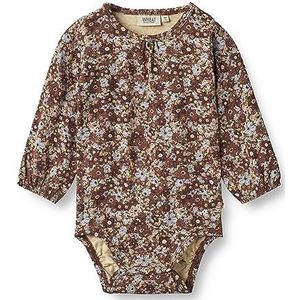 Wheat Wheat Elmine body voor baby's, meisjes, 92% biologisch katoen, 8% elastaan, Öko-Tex standaard, pyjama voor baby's en peuters, uniseks, baby, 9407 Bloemen in Plenty