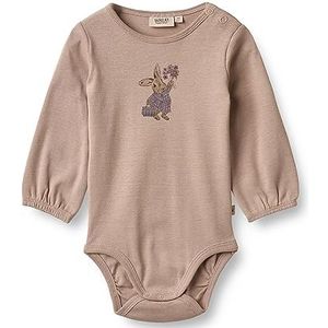 Wheat Body haas baby peuters maten meisjes 100% biologisch katoen Öko-Tex Standard, 0097 Grey Rose, 56/1M