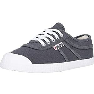 Kawasaki - Teddy Canvas Sneakers - Grijs - Wol - Uniseks Ontwerp