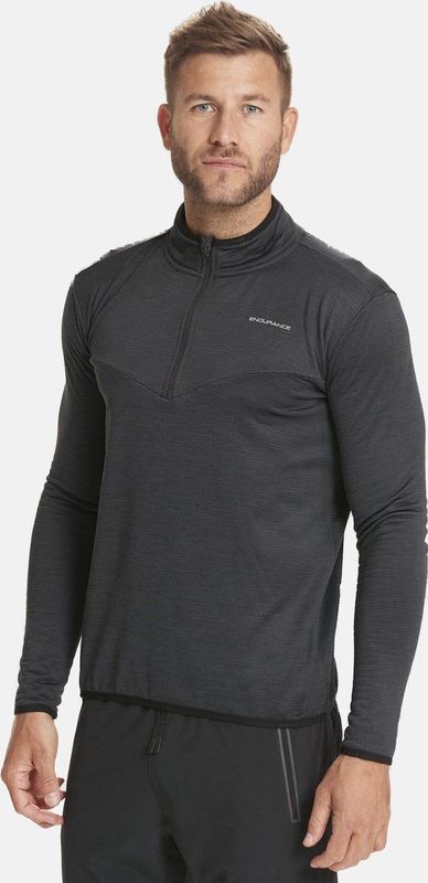 ENDURANCE - Ledger Waffle Melange - Fleecetrui - Zwart