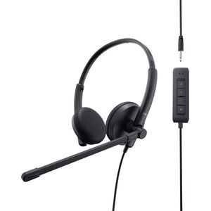 DELL WH1022 Headset Bedraad Hoofdband Oproepen/muziek Zwart