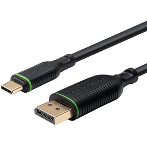 Microconnect MC-USBCDP1 video kabel adapter 1 m USB Type-C DisplayPort Zwart