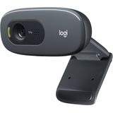 Logitech - C270 - Webcam - Zwart - 3 MP - 1280 x 720p - USB 2.0