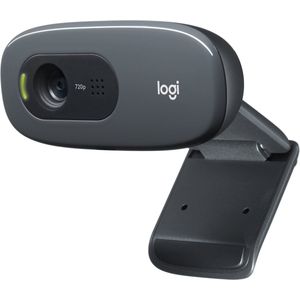 Logitech - C270 - Webcam - Zwart - 3 MP - 1280 x 720p - USB 2.0
