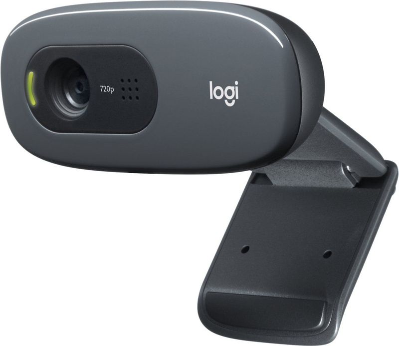 Logitech - C270 - Webcam - Zwart - 3 MP - 1280 x 720p - USB 2.0