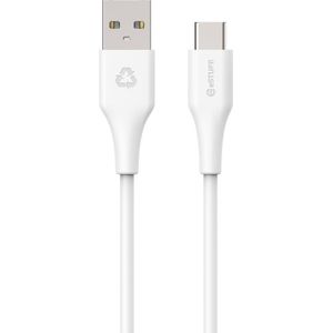 eSTUFF ES605270-BULK USB-kabel USB 2.0 1 m USB C USB A Wit