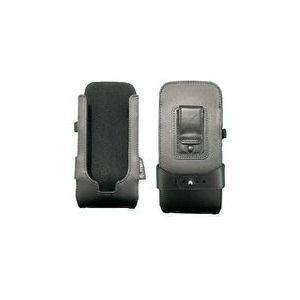 Zebra - TC53/TC58 - Zacht Holster - Zwart - Leer - Verticale Oriëntatie