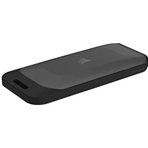 Corsair EX100U 1 TB draagbare USB-type-C opslagschijf – ultrasnelle opslag met elke pc/Mac/console, Gen2 x2-aansluiting, inclusief USB Type-C en USB Type-A-kabels, zwart