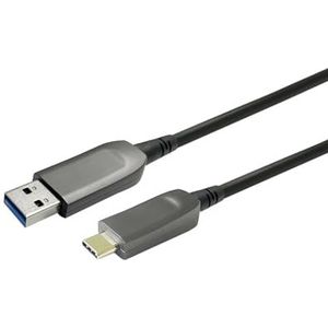 Vivolink USB-A naar USB-C M/M Optic (15 m, USB 3.2), USB-kabel
