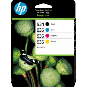 HP - 934 Zwart/935 Cyaan/Magenta/Geel - Inktcartridges 4-pack