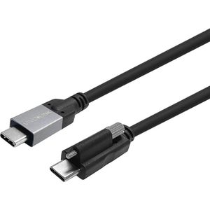 Vivolink USB-C schroef naar USB-C kabel 4m (4 m, USB 3.2 Gen 2), USB-kabel