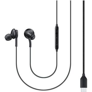 Samsung GH59-15252A hoofdtelefoon/headset Hoofdtelefoons Bedraad In-ear Oproepen/muziek USB Type-C Zwart