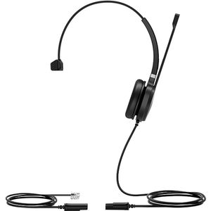 Yealink YHS36 Headset Bedraad Hoofdband Kantoor/callcenter Zwart, Zilver