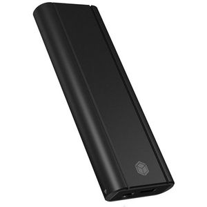 Icy Box Behuizing voor 1x M.2 NVMe SSD,IB-1807MT-C31 (M.2), Harddisk behuizing, Zwart