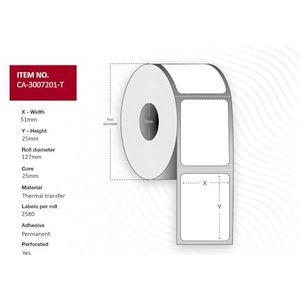 Capture CA-3007201-T printeretiket