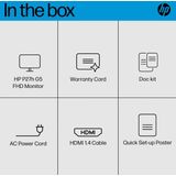 HP - P27h G5 - Computer Monitor - 27 inch - Full HD - IPS Paneel