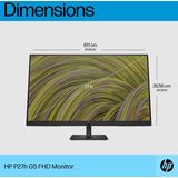 HP - P27h G5 - Computer Monitor - 27 inch - Full HD - IPS Paneel