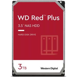 WD Red Plus (3 TB, 3.5", CMR), Harde schijf