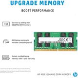 HP 286H5AA geheugenmodule 4 GB 1 x 4 GB DDR4