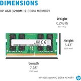 HP 286H5AA geheugenmodule 4 GB 1 x 4 GB DDR4