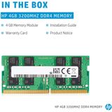 HP 286H5AA geheugenmodule 4 GB 1 x 4 GB DDR4
