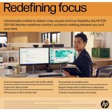 HP - E24 G5 - Computer Monitor - Zwart, Zilver - 60.5 Cm (23.8") - 1920 X 1080 Pixels - Full HD