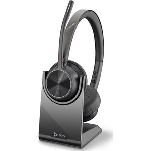 Poly - Voyager 4320 UC - Draadloze Headset - Zwart - USB-C