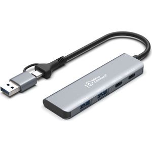 MicroConnect - USB 3.2 Hub - 4 Poorten - Zwart - Kunststof