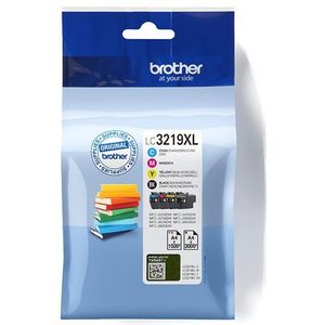 Brother LC3219XLVAL tonercartridge 4 stuk(s) Origineel Zwart, Cyaan, Magenta, Geel