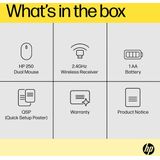 HP - 250 - Draadloze Muis - Zwart - Optische Sensor 1600 dpi