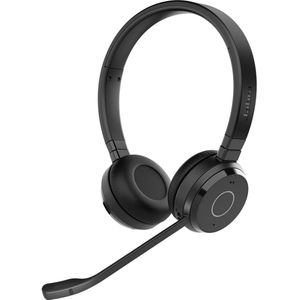 Jabra - Evolve 65 TE - Draadloze Stereo Hoofdtelefoon - Zwart - USB-A - Dual Connectivity