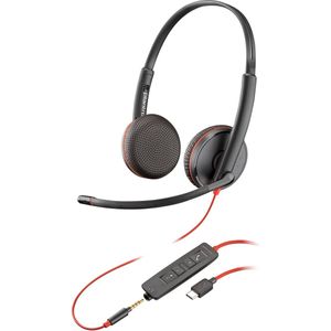 HP - Blackwire C3225 - Stereo USB-C Headset - Zwart